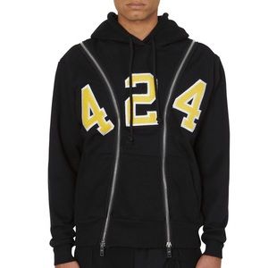 424 on fairfax zipper hoodie